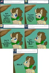 Size: 1302x1954 | Tagged: safe, artist:toadstool-prancer, imported from derpibooru, doctor whooves, time turner, oc, oc:tantamount, earth pony, pony, disguise, disguised changeling, solo, tantamount time turner