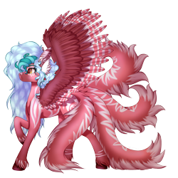 Size: 3500x3500 | Tagged: safe, artist:ermy-poo, imported from derpibooru, oc, oc only, pegasus, pony, coat markings, high res, simple background, solo, spread wings, standing, transparent background, wings