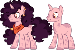 Size: 2545x1691 | Tagged: safe, artist:kurosawakuro, imported from derpibooru, oc, oc only, pony, unicorn, base used, magical lesbian spawn, male, offspring, parent:saffron masala, parent:sugar belle, simple background, solo, stallion, transparent background