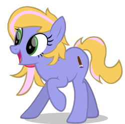 Size: 1093x1080 | Tagged: safe, artist:thunder-blur, imported from derpibooru, oc, oc only, oc:indigo ink, earth pony, pony, earth pony oc, female, green eyes, magical lesbian spawn, offspring, open mouth, open smile, raised hoof, shadow, show accurate, simple background, smiling, solo, standing, tail, transparent background, two toned mane, two toned tail