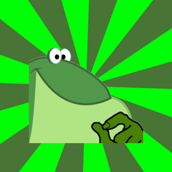 Size: 602x602 | Tagged: safe, imported from twibooru, frog, image, pepe, pepe the frog, png