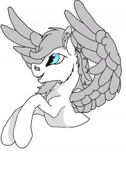 Size: 1275x1752 | Tagged: safe, artist:silbernepegasus, imported from derpibooru, oc, oc only, pegasus, pony, solo