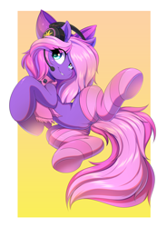 Size: 3322x4506 | Tagged: safe, artist:ask-colorsound, imported from derpibooru, oc, oc only, oc:lillybit, earth pony, pony, bow, clothes, eye clipping through hair, featureless crotch, female, gaming headset, headphones, headset, mare, smiling, socks, striped socks