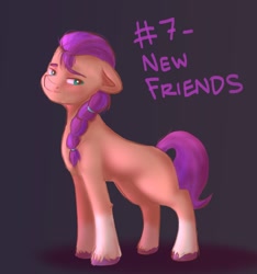 Size: 3000x3200 | Tagged: safe, artist:applejackofalltrades, imported from derpibooru, sunny starscout, earth pony, pony, female, g5, high res, mare, my little pony: a new generation, ponytober, solo