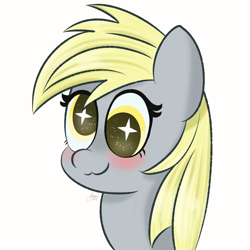 Size: 2160x2160 | Tagged: safe, artist:limitmj, imported from derpibooru, derpy hooves, pegasus, pony, cute, high res, solo
