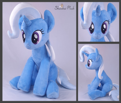 Size: 2929x2480 | Tagged: safe, artist:shunnkai, imported from derpibooru, trixie, pony, high res, irl, photo, plushie, solo