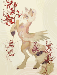 Size: 2900x3800 | Tagged: safe, artist:yanisfucker, imported from derpibooru, pegasus, pony, ambiguous gender, butt, high res, on hind legs, plot, simple background, solo