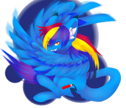 Size: 1750x1509 | Tagged: safe, artist:primarylilybrisk, imported from derpibooru, oc, oc only, oc:primarylily brisk, pegasus, pony, fangs, male, solo, stallion