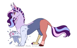 Size: 1709x1061 | Tagged: safe, artist:quincydragon, imported from derpibooru, oc, oc only, oc:epiphany, draconequus, hybrid, interspecies offspring, male, offspring, parent:discord, parent:princess celestia, parents:dislestia, simple background, solo, transparent background