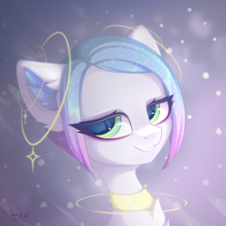 Size: 2700x2700 | Tagged: safe, artist:stahlkat, imported from derpibooru, oc, oc only, oc:vega, pony, bust, female, high res, portrait, solo