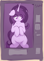 Size: 1317x1836 | Tagged: safe, artist:czu, imported from derpibooru, oc, oc only, oc:czupone, unicorn, femboy, male, solo, stallion, vending machine