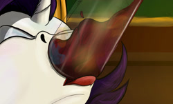 Size: 2089x1264 | Tagged: safe, artist:mixdaponies, imported from derpibooru, applejack, rainbow dash, rarity, twilight sparkle, pony, alcohol, drinking, fanfic art, friendship is tragic (obabscribbler), glass, reflection, solo, wine
