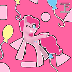 Size: 1080x1080 | Tagged: safe, artist:itzf1ker1, imported from derpibooru, pinkie pie, earth pony, pony, female, solo