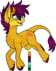 Size: 765x977 | Tagged: safe, artist:velnyx, imported from derpibooru, oc, oc only, oc:lucky, earth pony, pony, horns, male, simple background, solo, stallion, transparent background