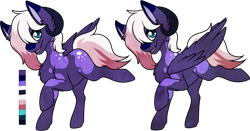 Size: 1280x672 | Tagged: safe, artist:velnyx, imported from derpibooru, oc, oc only, oc:gusty orchard, pegasus, pony, horns, male, simple background, solo, stallion, transparent background
