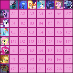 Size: 800x800 | Tagged: safe, imported from derpibooru, applejack, fluttershy, nightmare moon, pinkie pie, princess cadance, princess celestia, princess luna, queen chrysalis, rainbow dash, rarity, sunset shimmer, twilight sparkle, oc, alicorn, earth pony, pegasus, pony, adoptable, mane six, twilight sparkle (alicorn)