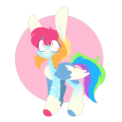 Size: 2160x2160 | Tagged: safe, artist:glowfangs, imported from derpibooru, rainbow dash, pegasus, pony, :3, alternate design, alternate hairstyle, female, high res, markings, simple background, solo, transparent background