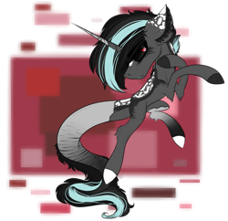 Size: 2433x2357 | Tagged: safe, artist:beamybutt, imported from derpibooru, oc, oc only, pony, unicorn, black sclera, ear fluff, high res, horn, leonine tail, male, simple background, solo, stallion, tail, transparent background, unicorn oc