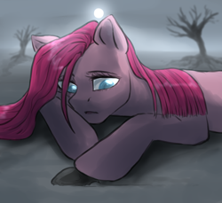 Size: 1488x1364 | Tagged: safe, artist:not-ordinary-pony, derpibooru exclusive, imported from derpibooru, pinkie pie, earth pony, pony, female, mare, pinkamena diane pie, sad, solo