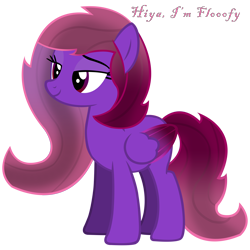 Size: 8000x8000 | Tagged: safe, artist:laszlvfx, imported from derpibooru, oc, oc only, oc:flooofy, pegasus, pony, absurd resolution, colored wings, female, folded wings, full body, gradient mane, gradient tail, gradient wings, lidded eyes, mare, pegasus oc, show accurate, simple background, smiling, solo, standing, tail, transparent background, vector, wings