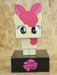 Size: 800x1066 | Tagged: safe, artist:popeye2013, imported from derpibooru, apple bloom, earth pony, pony, craft, female, filly, irl, papercraft, photo