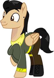 Size: 940x1343 | Tagged: safe, artist:rickysocks, imported from derpibooru, oc, oc only, pegasus, pony, clothes, male, simple background, solo, stallion, transparent background