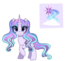 Size: 750x647 | Tagged: safe, artist:moonbatz, imported from derpibooru, oc, oc only, oc:dream chaser, pony, unicorn, female, mare, simple background, solo, white background