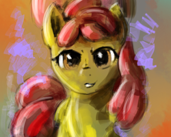 Size: 1256x1005 | Tagged: safe, artist:ruby, imported from derpibooru, apple bloom, earth pony, pony, female, filly, solo