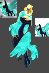 Size: 563x837 | Tagged: safe, artist:zemarai, imported from derpibooru, oc, oc only, oc:cora, alicorn, female, magic