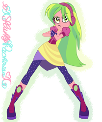 Size: 1024x1229 | Tagged: safe, artist:xxfluffypachirisuxx, imported from derpibooru, lemon zest, dance magic, equestria girls, spoiler:eqg specials, clothes, female, simple background, solo, transparent background