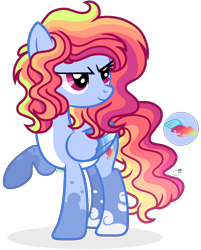 Size: 1542x1916 | Tagged: safe, artist:cheekycheesefan101, imported from derpibooru, oc, oc only, oc:rainbow rush, pegasus, pony, female, magical lesbian spawn, mare, offspring, parent:pinkie pie, parent:rainbow dash, parents:pinkiedash, simple background, solo, transparent background