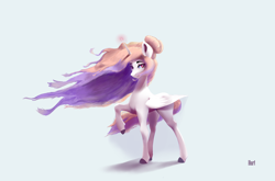 Size: 5310x3508 | Tagged: safe, artist:i love hurt, imported from derpibooru, oc, oc only, alicorn, pony, full body, pink hair, red eyes, simple background, slim, solo, sternocleidomastoid, thin, white