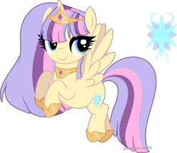 Size: 3088x2655 | Tagged: safe, artist:tired-horse-studios, imported from derpibooru, oc, oc only, oc:selene sparkle, alicorn, pony, crown, female, high res, jewelry, mare, regalia, simple background, solo, transparent background