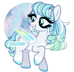 Size: 1500x1470 | Tagged: safe, artist:herusann, imported from derpibooru, oc, oc only, bat pony, pony, base used, bat pony oc, bat wings, eyelashes, female, grin, hoof polish, looking back, makeup, mare, raised hoof, simple background, smiling, solo, transparent background, wings