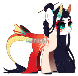 Size: 403x391 | Tagged: safe, artist:pierunie, imported from derpibooru, oc, oc only, bicorn, pony, base used, female, horn, horns, multiple horns, simple background, solo, transparent background