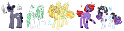 Size: 12000x3000 | Tagged: safe, artist:queenderpyturtle, imported from derpibooru, oc, oc only, pegasus, pony, unicorn, absurd resolution, female, glasses, mare, simple background, transparent background