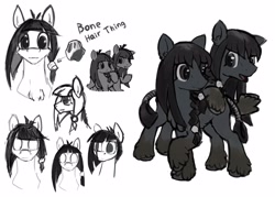 Size: 2100x1500 | Tagged: safe, artist:anonymous, oc, oc only, pony, belly fluff, brothers, chest fluff, ear fluff, male, open mouth, raised hoof, siblings, simple background, snowpony (species), socks (coat marking), stallion, taiga pony, tail wrap, twins, unshorn fetlocks, white background