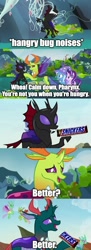 Size: 500x1370 | Tagged: safe, imported from derpibooru, screencap, pharynx, starlight glimmer, thorax, trixie, changedling, changeling, to change a changeling, caption, commercial reference, image macro, king thorax, meme, prince pharynx, snickers, text, you're not you when you're hungry