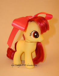 Size: 438x559 | Tagged: safe, artist:okiegurl1981, imported from derpibooru, apple bloom, earth pony, pony, customized toy, female, filly, irl, photo, toy