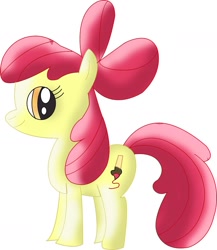 Size: 1435x1657 | Tagged: safe, artist:mast88, imported from derpibooru, apple bloom, earth pony, pony, female, filly, simple background, solo, white background