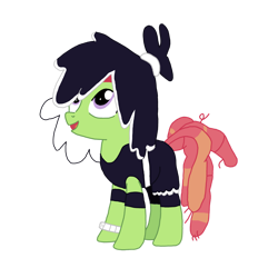 Size: 1280x1281 | Tagged: safe, artist:chanyhuman, imported from derpibooru, tree hugger, earth pony, pony, clothes, cosplay, costume, crossover, crossplay, description at source, description is relevant, female, hanazuki, kiyoshi, link in description, simple background, solo, transparent background, vector