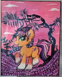 Size: 2486x3099 | Tagged: safe, artist:annuthecatgirl, imported from derpibooru, sunny starscout, earth pony, pony, g5, high res, my little pony: a new generation, painting, solo, traditional art
