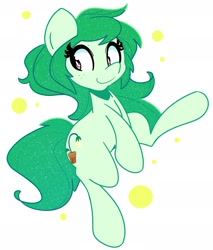 Size: 1996x2339 | Tagged: safe, artist:kindakismet, idw, imported from derpibooru, wallflower blush, earth pony, pony, nightmare knights, spoiler:comic, earth pony wallflower blush, ponified, simple background, smiling, solo, white background