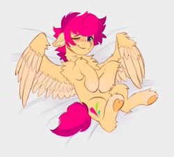 Size: 1495x1344 | Tagged: safe, artist:draw3, imported from derpibooru, oc, oc only, oc:wallparty, pegasus, pony, solo