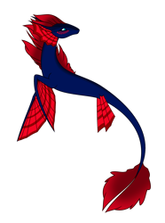 Size: 1024x1376 | Tagged: safe, artist:lymamynsay11, imported from derpibooru, oc, oc only, hippocampus, hybrid, merpony, seapony (g4), blue eyes, fins, fish tail, red mane, simple background, solo, tail, transparent background