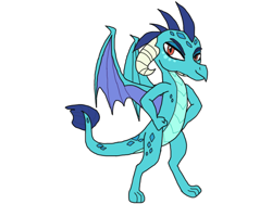 Size: 2048x1536 | Tagged: safe, artist:chanyhuman, imported from derpibooru, princess ember, dragon, dragon lord, dragon lord ember, female, simple background, solo, white background