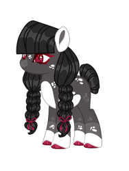 Size: 1200x1600 | Tagged: safe, artist:lilywolfpie, imported from derpibooru, oc, oc only, earth pony, pony, female, mare, simple background, solo, transparent background