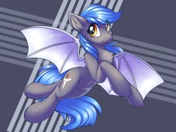 Size: 1600x1200 | Tagged: safe, artist:ravistdash, imported from derpibooru, oc, oc only, bat pony, pony, bat pony oc, belly button, solo