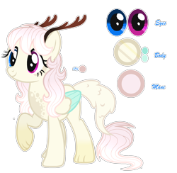 Size: 2172x2124 | Tagged: safe, artist:dawnheartyt, imported from derpibooru, oc, oc only, hybrid, pony, base used, eyelashes, heterochromia, high res, interspecies offspring, offspring, parent:discord, parent:fluttershy, parents:discoshy, reference sheet, solo