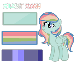 Size: 800x650 | Tagged: safe, artist:just-silvushka, imported from derpibooru, oc, oc only, oc:silent dash, pegasus, pony, base used, eyelashes, magical lesbian spawn, multicolored hair, offspring, parent:fluttershy, parent:rainbow dash, parents:flutterdash, pegasus oc, rainbow hair, simple background, solo, transparent background